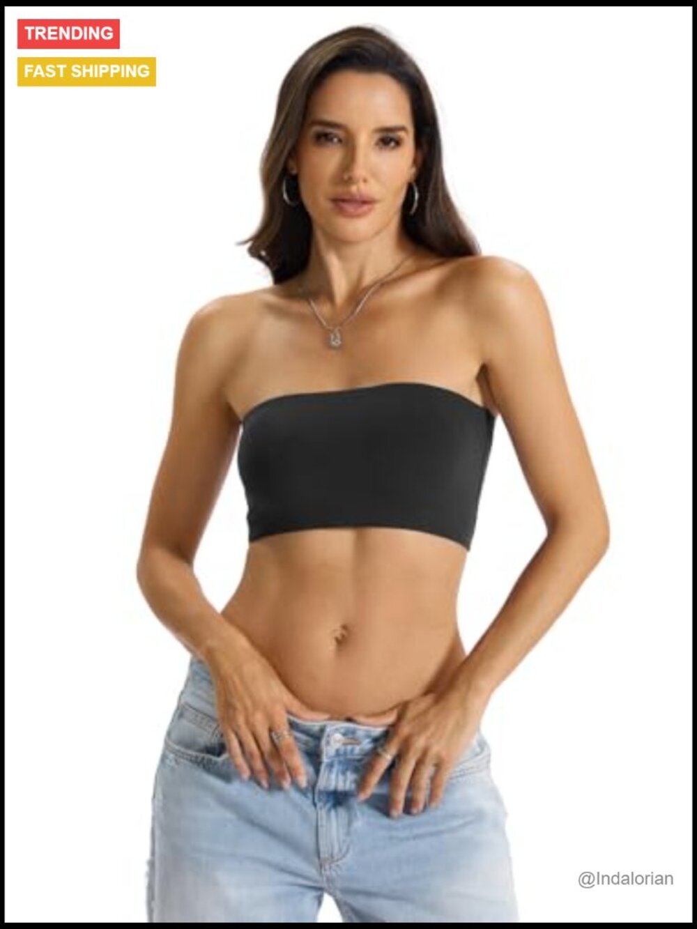 Double Lined Non-Padded Strapless Tube Top Crop Tank - Sexy Going Out - Picture 2 of 7